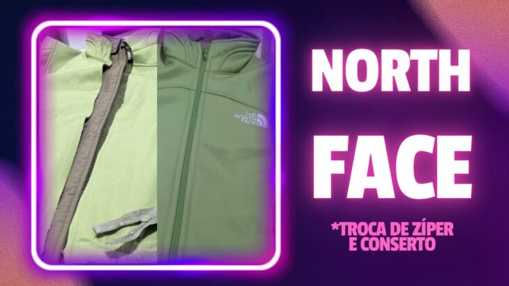 Atenção conserto malfeito arruinou a jaqueta The North Face Veja a restauração completa! #northface