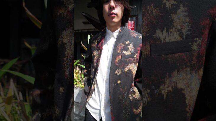 ツジガハナ ゴブラン スタンドカラージャケット｜ナガハオリ｜ストレートドローパンツ【BLUE BLUE JAPAN】#ハリウッドランチマーケット #new