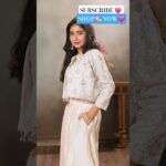 Designer Jacket Crop Top Plazo #ethnicwear #shorts