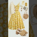 Dresses with jacket 🌼#shorts #viralshorts