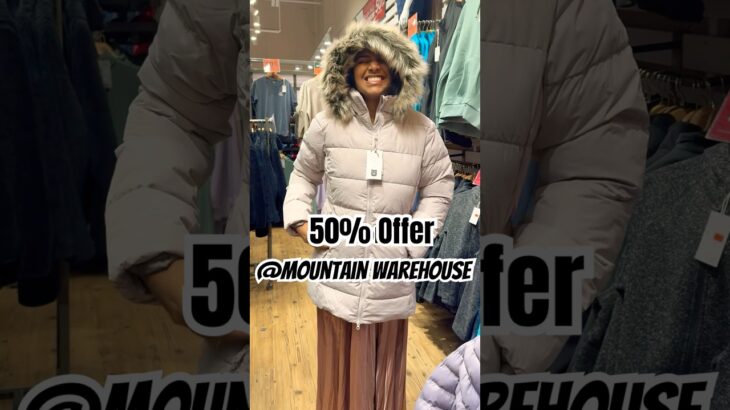 Help me pick a Jacket🫂 #winter #jacket #mountain #warehouse #offer #tamil #comment #love #shopping