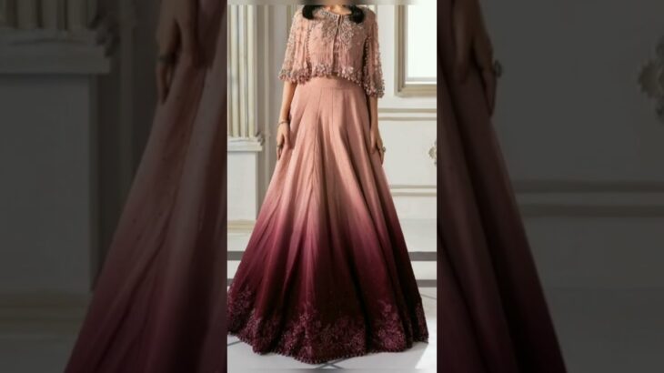 Jacket long anarkali dress