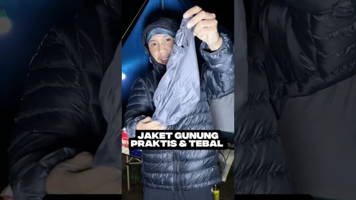 Jaket gunung praktis aether antarestar #jaketgunung #camping #pendaki #outdoor