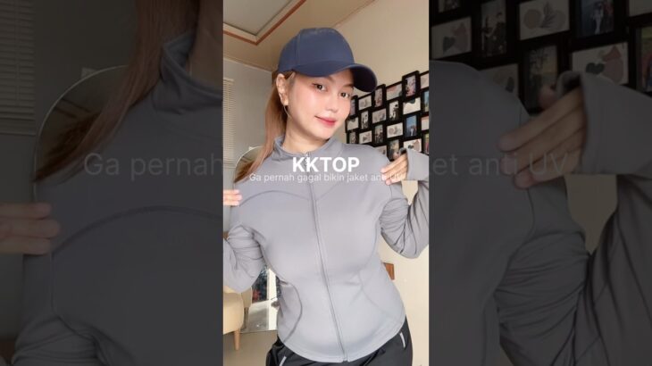 Jaket slimfit anti UV🌞 #jaketantiuv #jaketolahraga