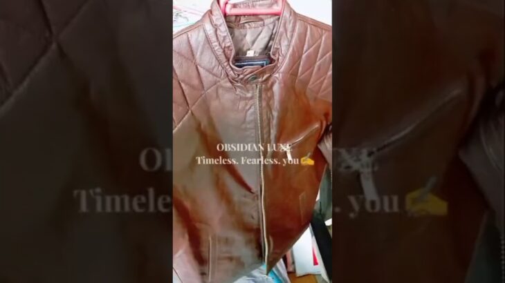 Leather Jacket For Men | Brown Leather Jacket For Men | Obsidian Luxe