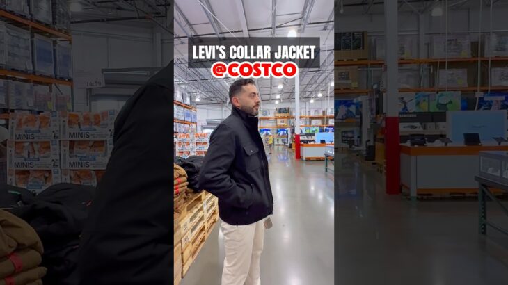 Levi’s Men’s Collared Jacket 🧥 $43.99 at Costco — fall classic! #costcofinds #shorts