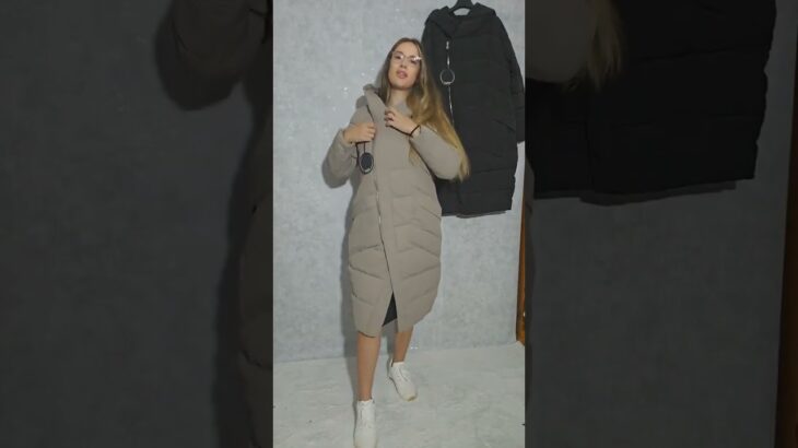 Long women’s winter jacket • Oversize puffer coat women • Plus size winter coat with hood • Warm