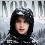 Now on Kickstarter: Stay Warm. Stay Safe. Stay Smart. Graphene Jacket With 270 Panoramic Hood.