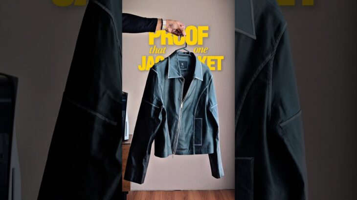 Proof that One Jacket is all you need!