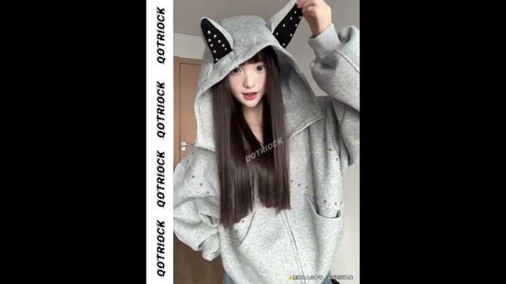 【Qotriockシリーズ】★アウター★ 2color ジャケット 男女兼用 メンズ 犬 個性的 デザイン性有り 黒 灰 ブラック グレー