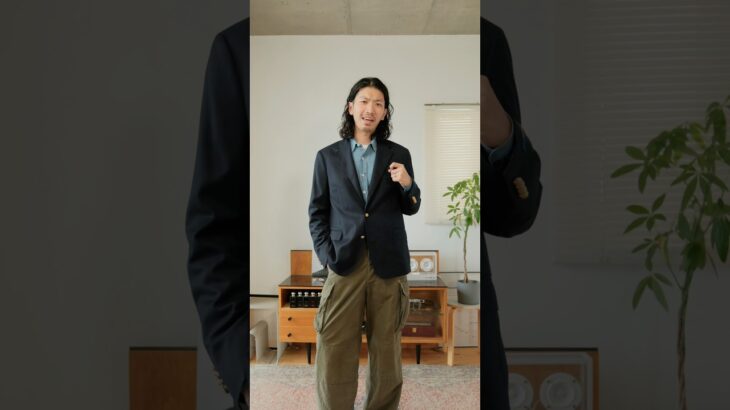 遂に！憧れのRalph LaurenのジャケットをGETしました！🤓 #紺ブレ #autumnoutfits #秋コーデ