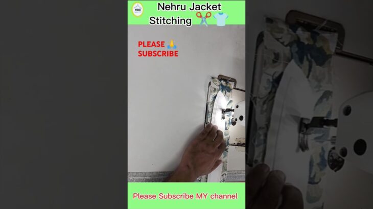 Stitching a Nehru Jacket – A CompletTutorial#Shorts#fashion #trending #