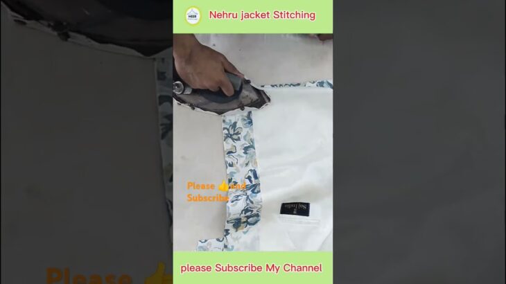 Stitching a Nehru Jacket – A CompletTutorial#Shorts#fashion #trending #