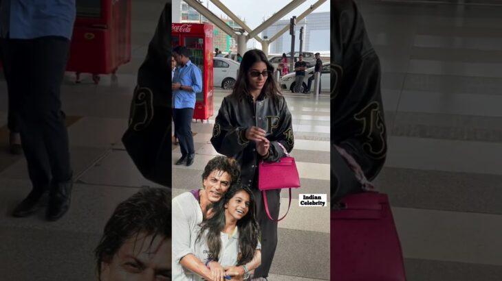 Suhana wears her father Shahrukh’s jacket #shorts