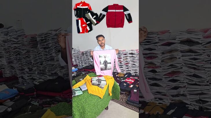 स्वेटशर्ट होलसेल। 🇮🇳Sweatshirt Wholesale | Windcheater jacket delhi se Sasta meerut me #hoodies