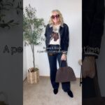 This AFFORDABLE jacket is ADORABLE 🤎🖤Link in bio! #over50 #styling #fallstyle #over50