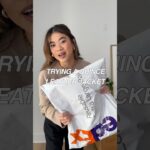 Trying a Quince Leather Jacket! #quince #leatherjacket