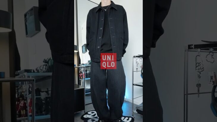 ユニクロUのデニムジャケット使った全身ユニクロコーデ🍁この秋冬はデニムジャケット必須！