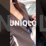 UNIQLOのダブルジャケットが超使える！生地が厚すぎず薄すぎずちょうど良くて、シルエットがとてもきれい！ユニクロCのジャケットと迷ったけどわたしは断然こっち派#UNIQLO #ジャケット