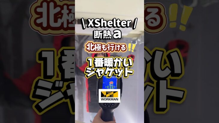 ワークマンの北極にも行けるジャケットがすごい！XSelterシリーズ1暖かい。#ワークマン #XShelter #防寒 #防寒対策 #冬コーデ #fashion #新商品