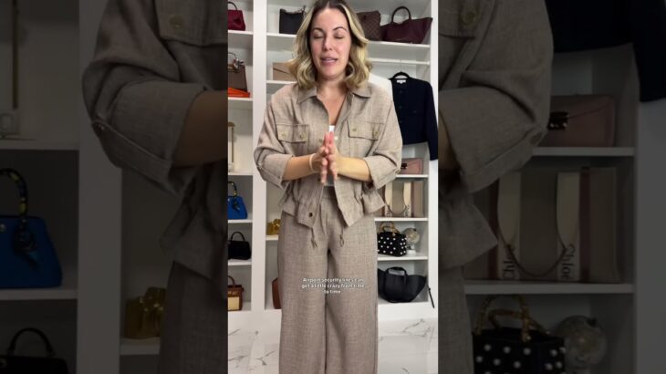 Zara Set Ref: Pants (4387/280) Jacket (4387/380) #airportlook #airportoutfit #traveloutfit