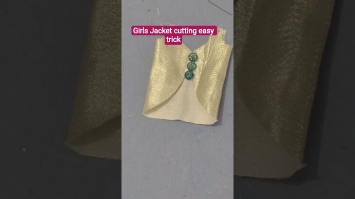 girls jacket cutting#fashion #shorts #viral #youtubeshorts #ytshorts #trending #viral #frock #sewing