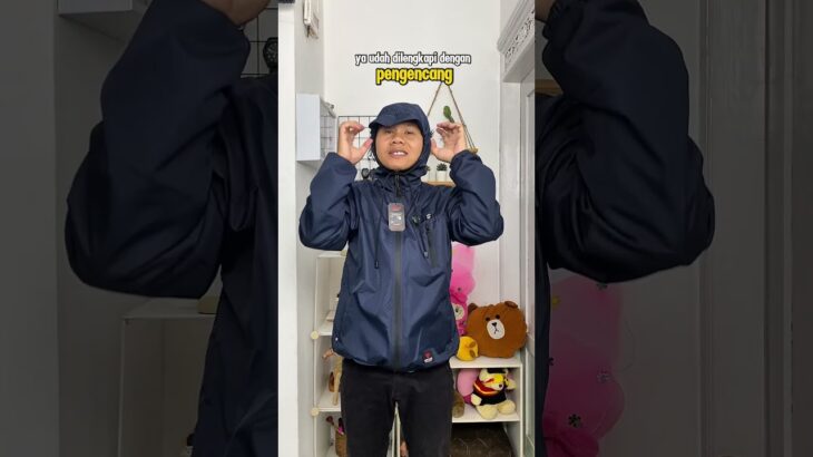 jaket anti air — tetap kering, tetap kece