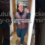 lululemon winter jacket comparison and hemming ​⁠@lululemon  #lululemoncreator #ad