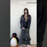 革ジャン？レザージャケット？どっち？笑　#革ジャン #レザージャケット #秋服 #冬服 #コーデ #ファッション