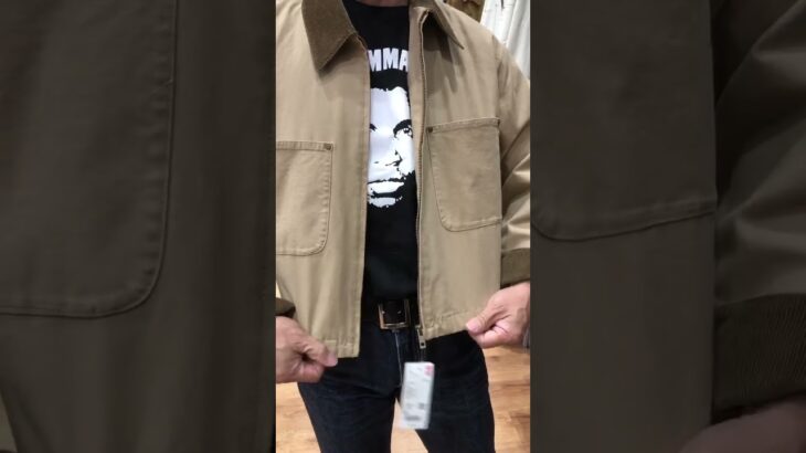 ユニクロ ワークジャケット コーデュロイ