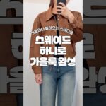 가을 필수템 스웨이드 자켓 #잘샀템