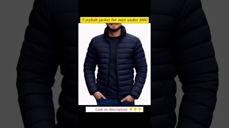 5 best buffer stylish jacket for men under 1000 🔥 #stylish #fashion #jacket #grooming
