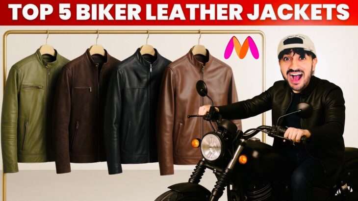BEST TOP 5 LEATHER JACKET / BIKER JACKETS FOR WINTERS 🔥 🔥 REVIEW