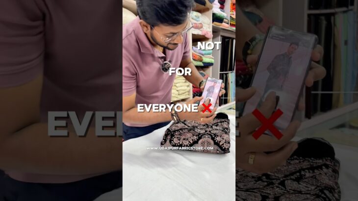 Designer Fabric store for Kurta, Open jacket, indo western & more. #indiandesignerwear #exclusive