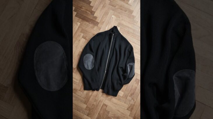 French Merino Wool Driver’s Knit Jacket #schuray