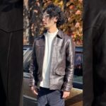 【スタッフ着用】革の変化を楽しむレザージャケット「HIDECK」#アメカジ #アメカジコーデ #ジャケット #レザー #レザージャケット #メンズファッション