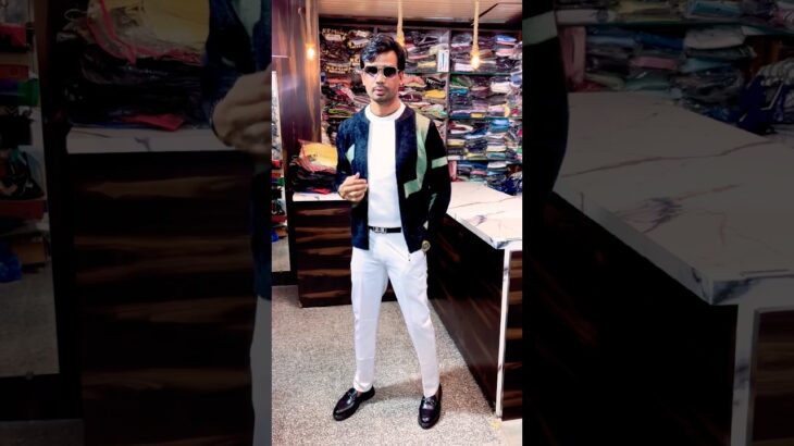 Imported jacket | white T-shirt | white formal pant | #short #shortvideo