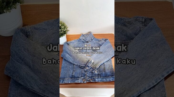 JAKET JEANS ANAK BAHAN LENTUR GAK KAKU‼️
