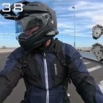 JK-638 ENIGMA G2 Winter Jacket QUANTUM　ヘルメットは年内リリース予定のアドベンチャースタイル HK-199 と開発中のインナーフォトクロミックフィルム