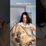 Myntra winter wear haul  under ₹1000 #jacket #pullover #myntrafinds #myntra