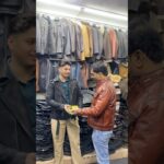 New Delhi connaught Place  se sir aye leather jacket lene #sahilleather #shortsvideo ￼