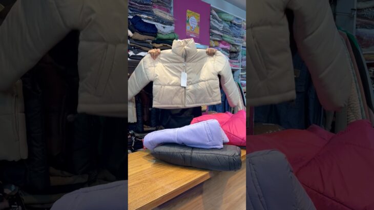Puffer crop jacket at 550/- #capital1 #womensfashion #clothing #koreanfashion #fashioncloth