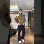 This Khaki Bomber Jacket + Black Pants Combo is a Fall/Winter Essential! 🧥 Same product at Sugobuy!