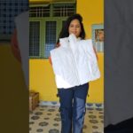 White half jacket & brown hoodie — dono hi cute aur comfy! 🧥 #BudgetLook”