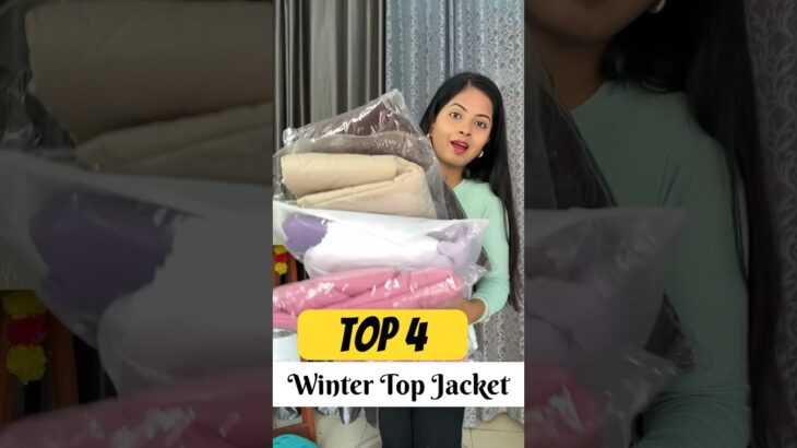 Winter top jacket #youtubeshorts #winterspecial #viralunboxing #fashion