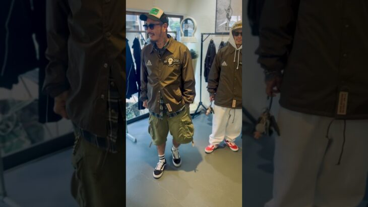 コーチジャケット ニューカラー カーキです、めちゃくちゃいい👍 at MAD BOXXX