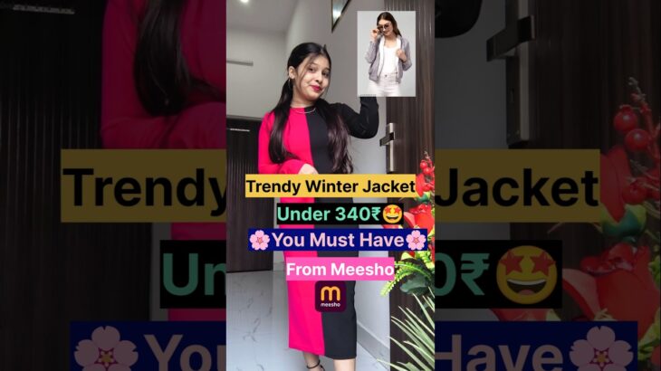 #meesho Winter Jacket Under 340₹🤩 #shortsfeed #youtubeshorts #meesho