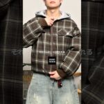 冬の一軍アウター確定のチェックブルゾン🔥#メンズファッション #zozotown #冬コーデ #冬服 #アウター